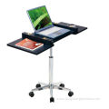 Height Adjustable Folding Laptop Table On Wheels